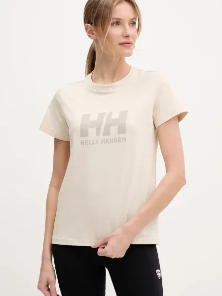 Tričko Helly Hansen HH LOGO béžová