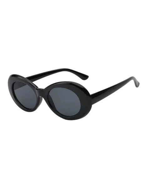 VEYREY Sončna očala VeyRey Sonnenbrille Cobain Oválné Grau gläser Schwarz' črna
