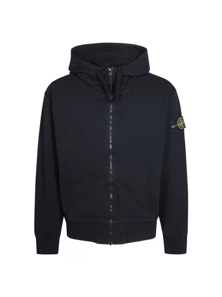 Bluza rozpinana Stone Island z kamieniami czarna
