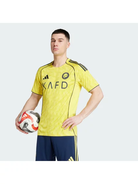 Koszulka Adidas z dżerseju żółta