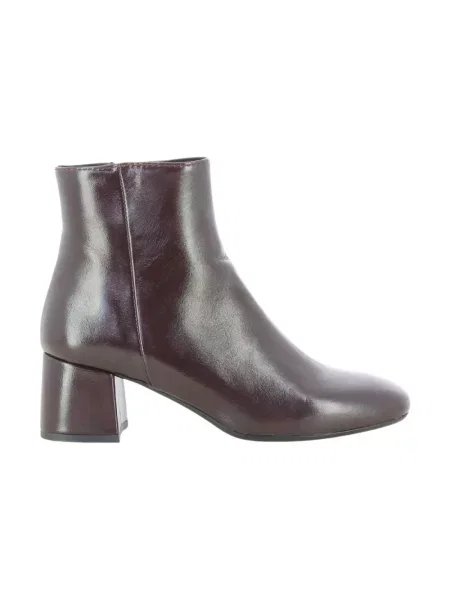 Botki Donna Lei skórzane czerwone