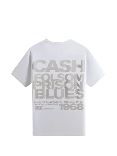 Tricou Kith cu imagine alb