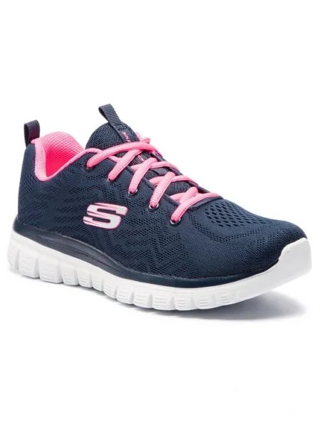 Skechers Topánky Get Connected Tmavomodrá