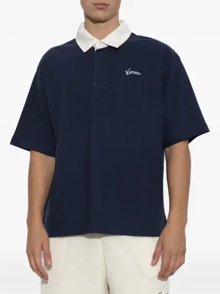 Polo Kenzo με κέντημα μπλε