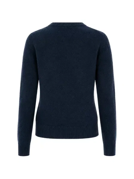 Pulover Mc2 Saint Barth cu broderie albastru