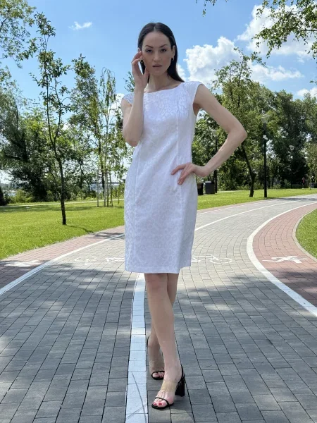 Сукня міні CAT ORANGE бавовна/віскоза білий