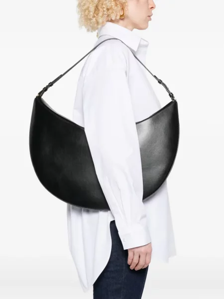 Geanta de piele Jacquemus din piele negru