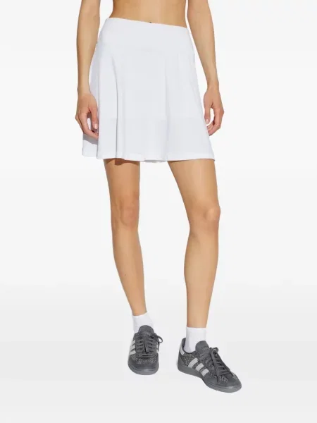 Fusta mini Adidas alb