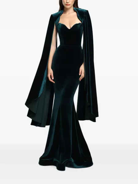 Rochie maxi Cristallini verde