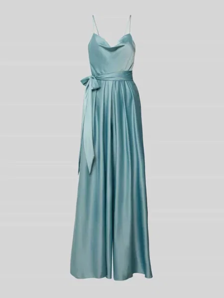 Kombinezon z dekoltem kaskadowym i cienkimi ramiączkami Hey Kyla