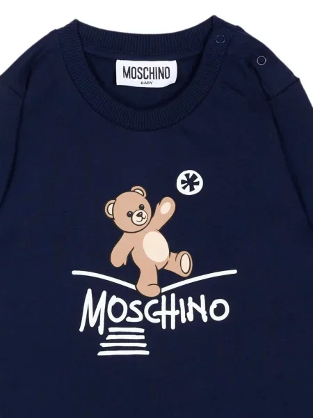 Koszulka dziecięca Moschino niebieska