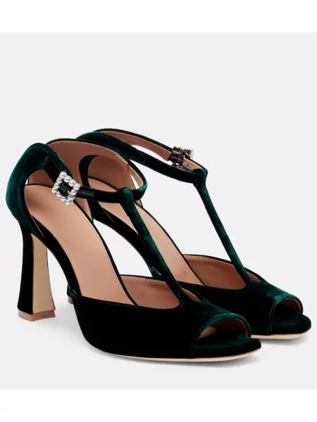 Sandale Malone Souliers de catifea verde
