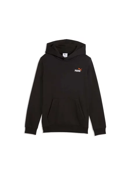 Bluza Puma Ess 2 Color Small No. 1 Logo Hoodie Fl B Dzieci czarna