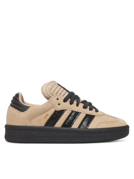 Детские кроссовки Adidas Samba бежевые