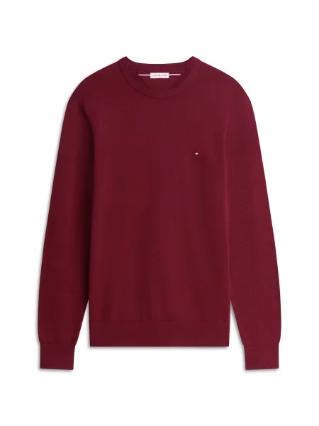 TOMMY HILFIGER Pulover Essential burgundy roșu