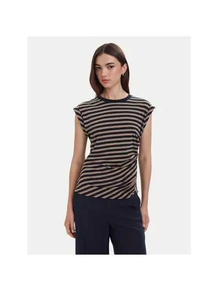 BOSS Bluza Epka Svetlo Regular Fit rjava