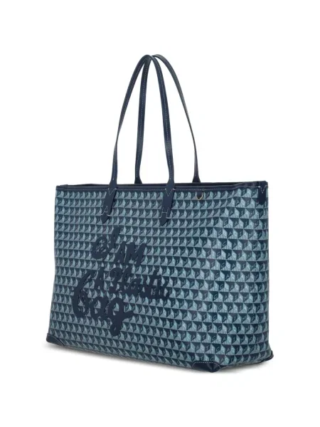 Geantă Anya Hindmarch cu imagine albastru