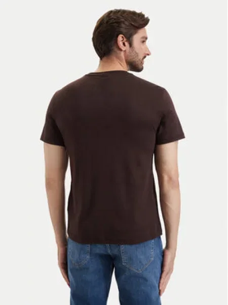 Tričko Calvin Klein hnědé