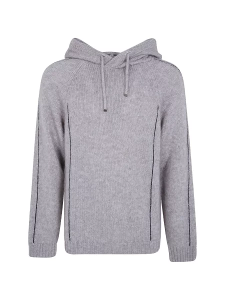Hanorac cu glugă Giorgio Armani din lână alpaca
