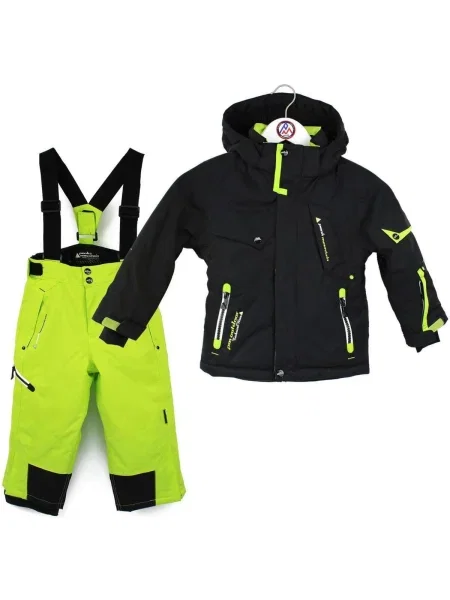 Pantaloni de schi copii Peak Mountain negru