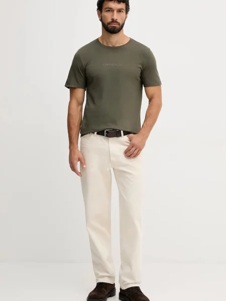 Lindbergh basic tričko zelené