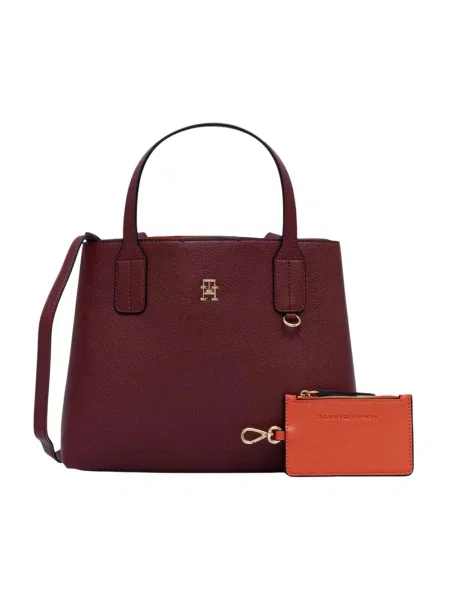 Tommy Hilfiger torebka crossbody z imitacji skóry brązowa