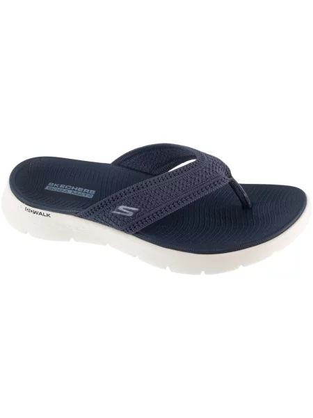 Šľapky Skechers modrá