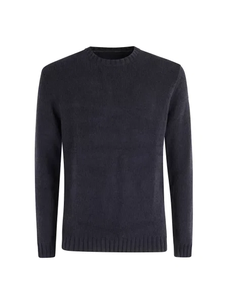 Dzianinowy sweter Rrd czarny