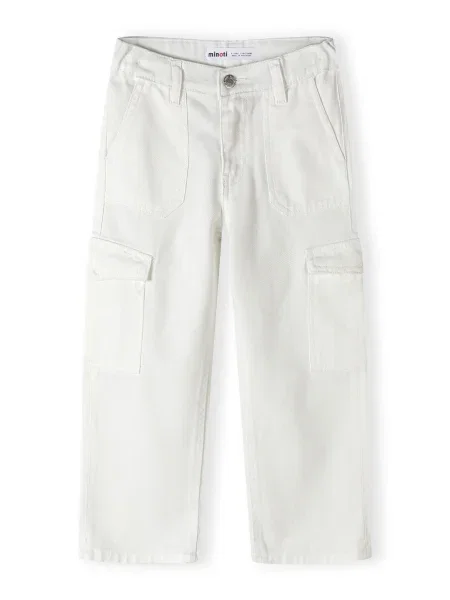 MINOTI Pantaloni alb