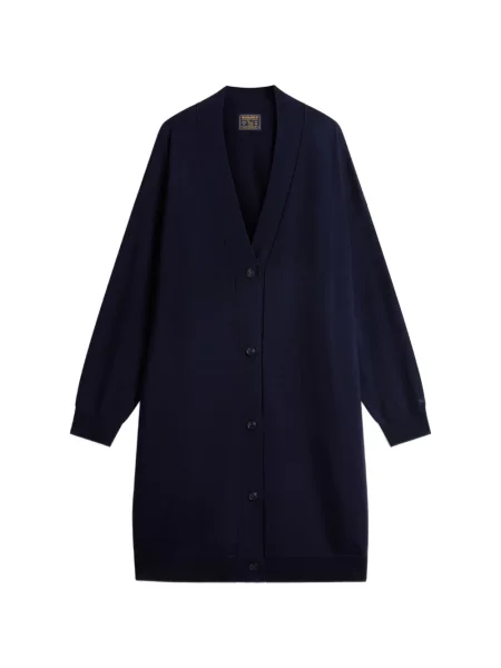 Cardigan Woolrich de lână albastru