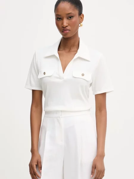 Koszulka polo Morgan De Toi biała