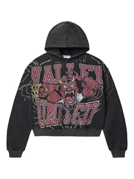 Hanorac cu glugă Vale negru