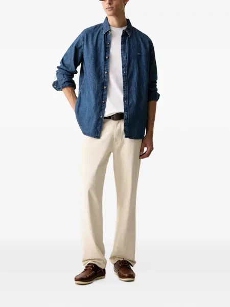 Geantă Levi's® cu autograf de catifea cord albastru