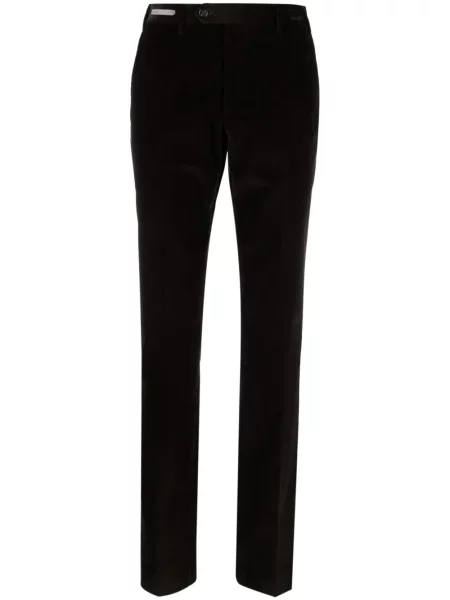 Pantaloni Corneliani de catifea cord maro