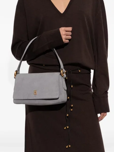 Geantă shopper By Malene Birger din piele gri