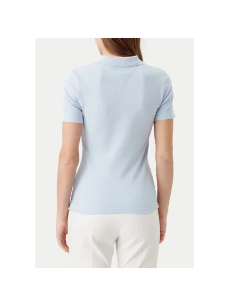 Tommy Hilfiger koszulka polo Kobiety jednolity M niebieski