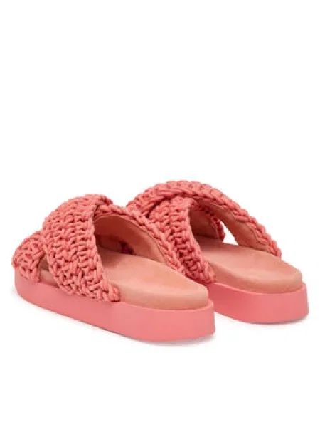 Šľapky Inuikii Woven ružová