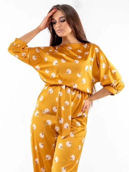 Блуза RiMari шовк золотий