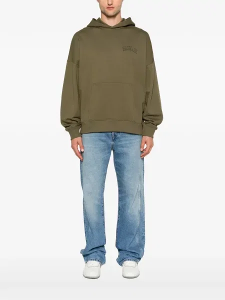Hanorac cu glugă Balmain cu imagine verde