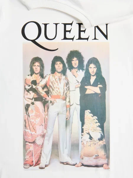 Reserved футболка Queen кремовий 