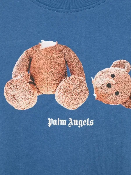 Koszulka dziecięca Palm Angels niebieska
