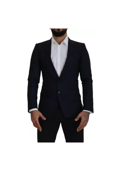Garnitur Dolce And Gabbana wełniany czarny