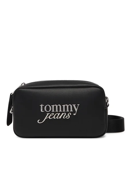 Geanta crossbody Tommy Jeans negru