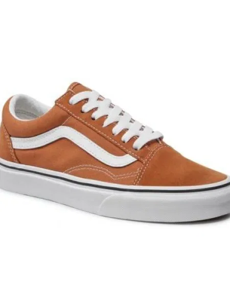 Szarvasbőr sneaker Vans Old Skool barna