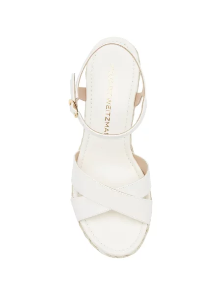 Sandale Stuart Weitzman alb