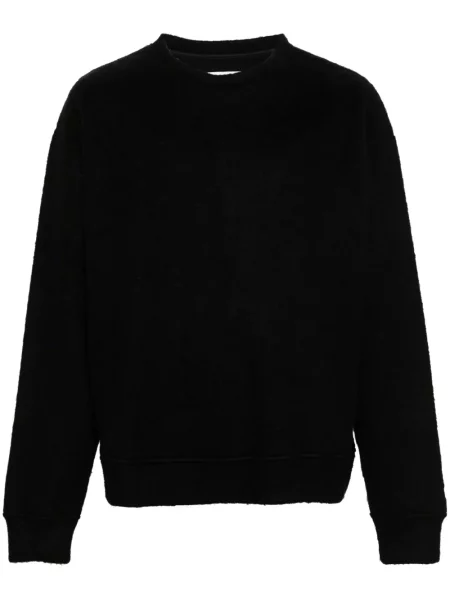 Pulover Jil Sander cu decolteu rotund negru