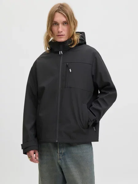JACK & JONES Prechodná bunda Thatcher' čierna