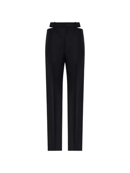 Pantaloni Jil Sander de lână negru