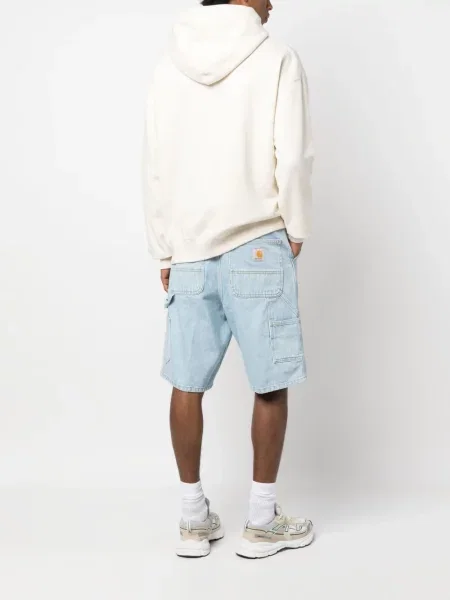 Džinsiniai šortai Carhartt Wip mėlyna