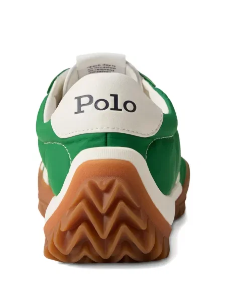 Ριγέ δερμάτινος κάλτσες Polo Ralph Lauren με κορδόνι μαύρο
